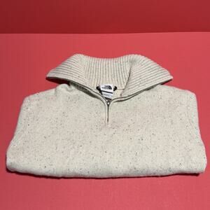 The North Face Sweater Womens Medium Shawl Neck Long Sleeve Wool Blend Gorpcore